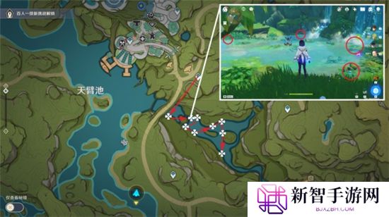 《原神》手游 月莲哪里多