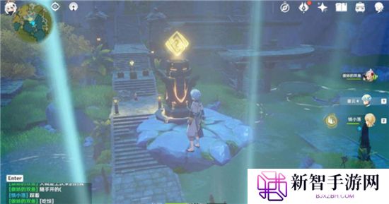 《原神》手游 灵矩关湖宝箱的位置